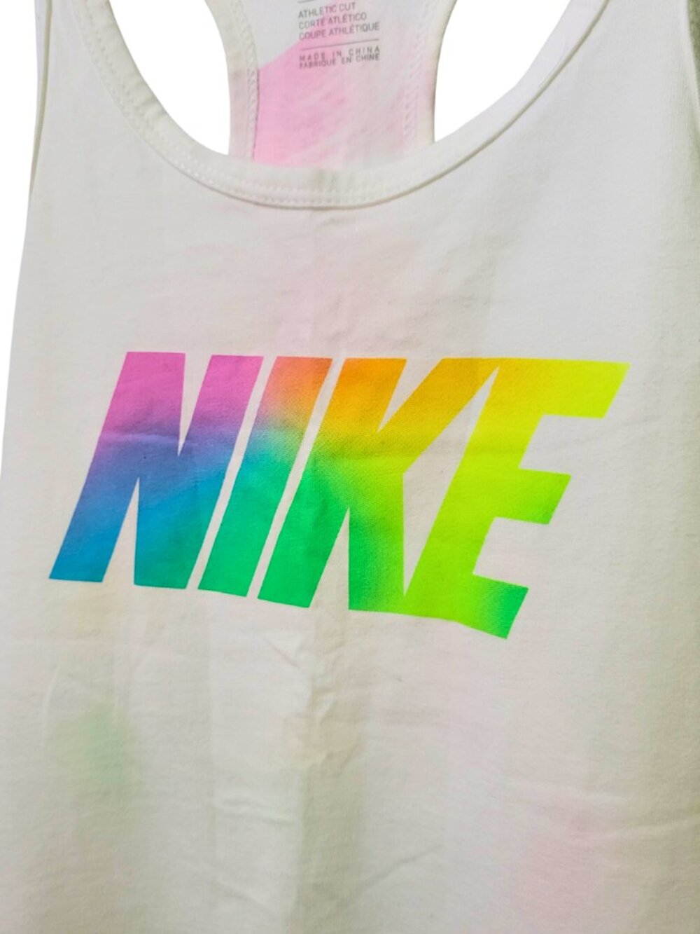 Nike Graphic Racerback Performance Athletic Tank Top | Small - Picture 3 of 5
